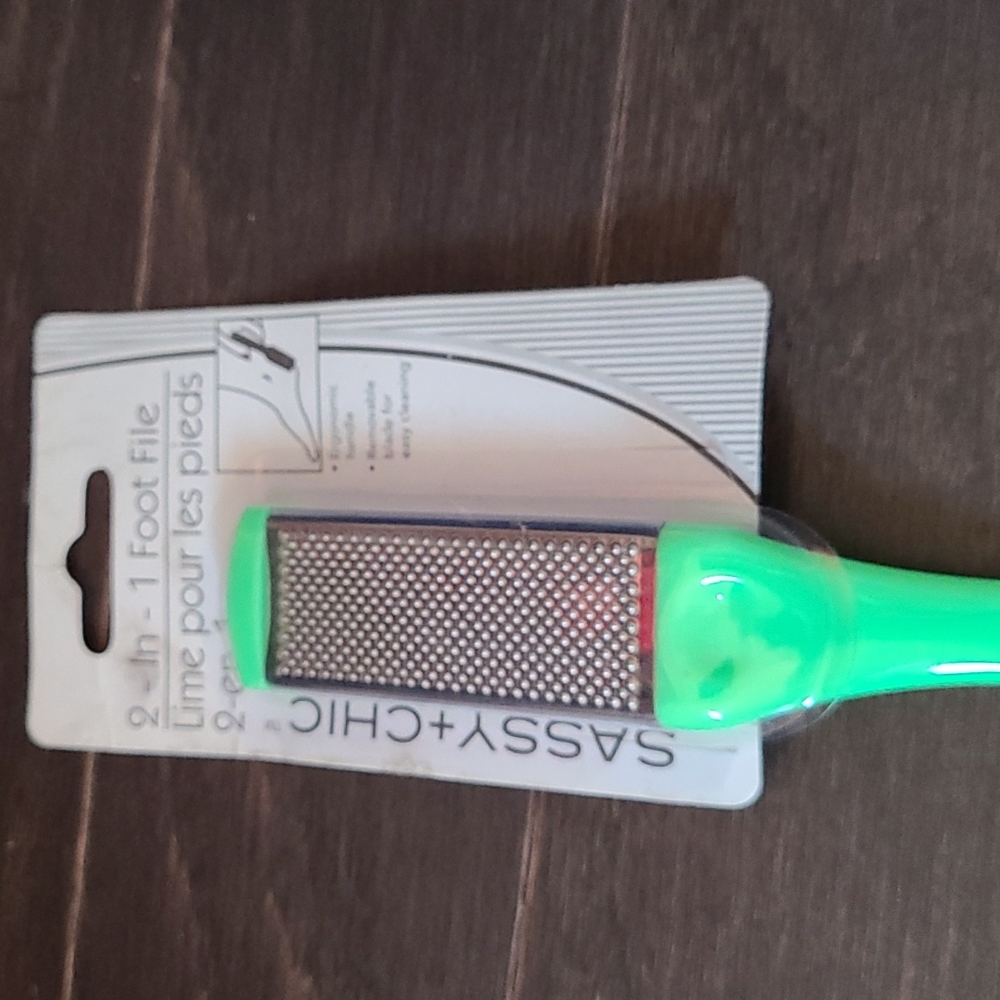 Sassy+Chic 2-in 1 Foot File NWT